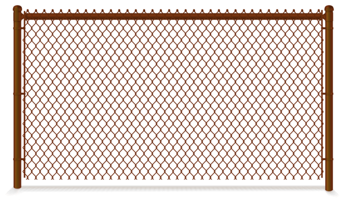 Brown Plastic Coated Chain Link