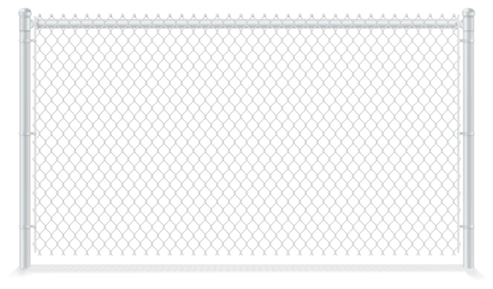 White Plastic Coated Chain Link