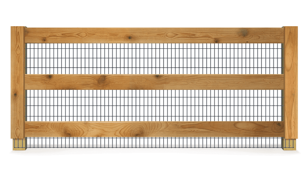 Charlotte Metro Area Kentucky Board Fence in the area.