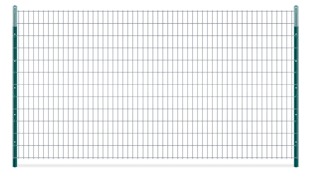 Wire Mesh T-post fence with H-brace for farms in the area.