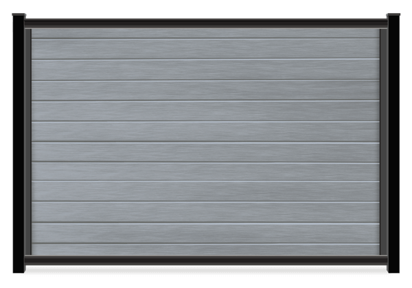 FenceTrac Harbour Grey mixed material fence