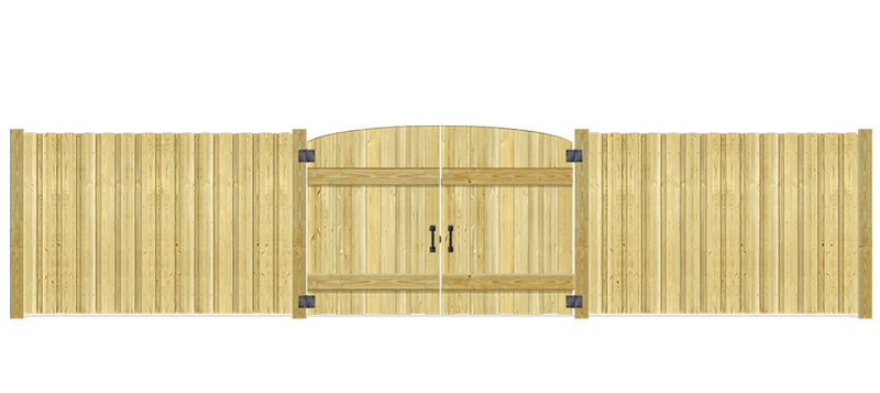 Residential automated estate gate