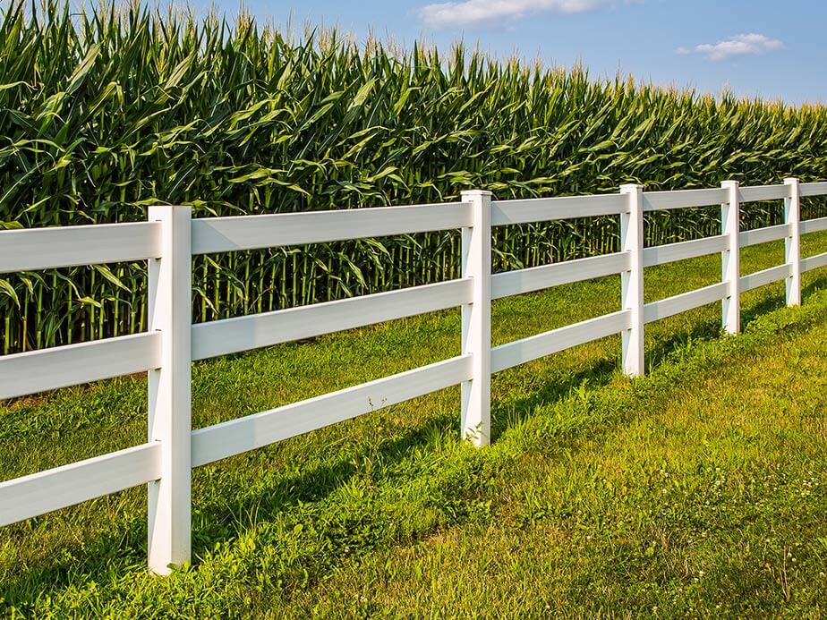 Farm fence installation