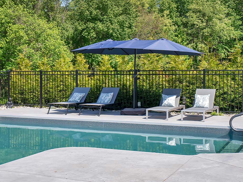 Pool Fence Example in Fort Mill South Carolina